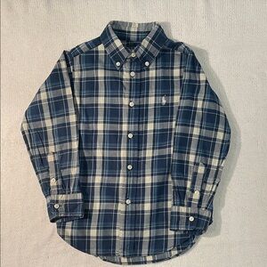 Ralph Lauren 4T Shirt blue checkered